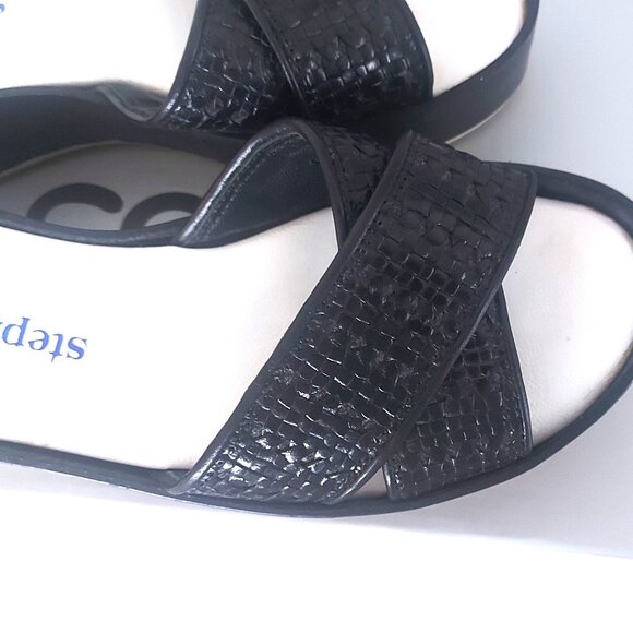 Stephane Kelian (Paris) Woven Ankle Strap Platform Sandals - Size 38 m(US 7.5/8) - Picture 5 of 9